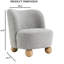 Chaise d'appoint de style contemporain 1pc-1772130451-1772130454