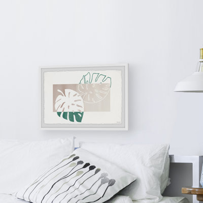 BiColored Plants  Picture Frame Painting Print on Paper