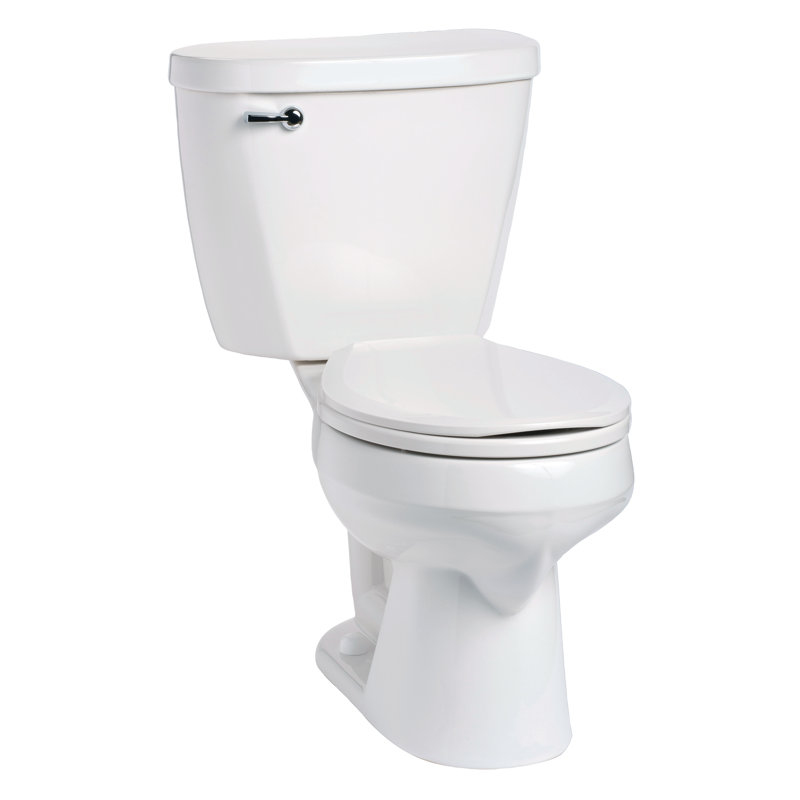 Mansfield Plumbing Products Summit 1.6 Gallons GPF Round Comfort Height Kit (Seat Not Included), Left-Hand