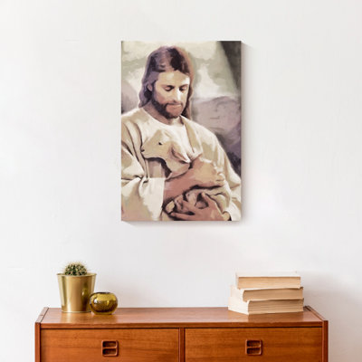 " Jesus With Lamb "