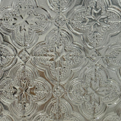Glassy Petals Design Glass Accent Window Film