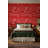 Abstract Pattern Wallpaper Curves Red Decorative Mural