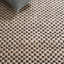 Tapis 675 fibres naturelles beige / noir-681341215
