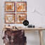 "Western Rodeo Scenes", ensemble de 4 toiles murales par Gina Ritter