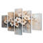 Barrows - Violets Wall Decor - Traditional Wall Art 5 pièces