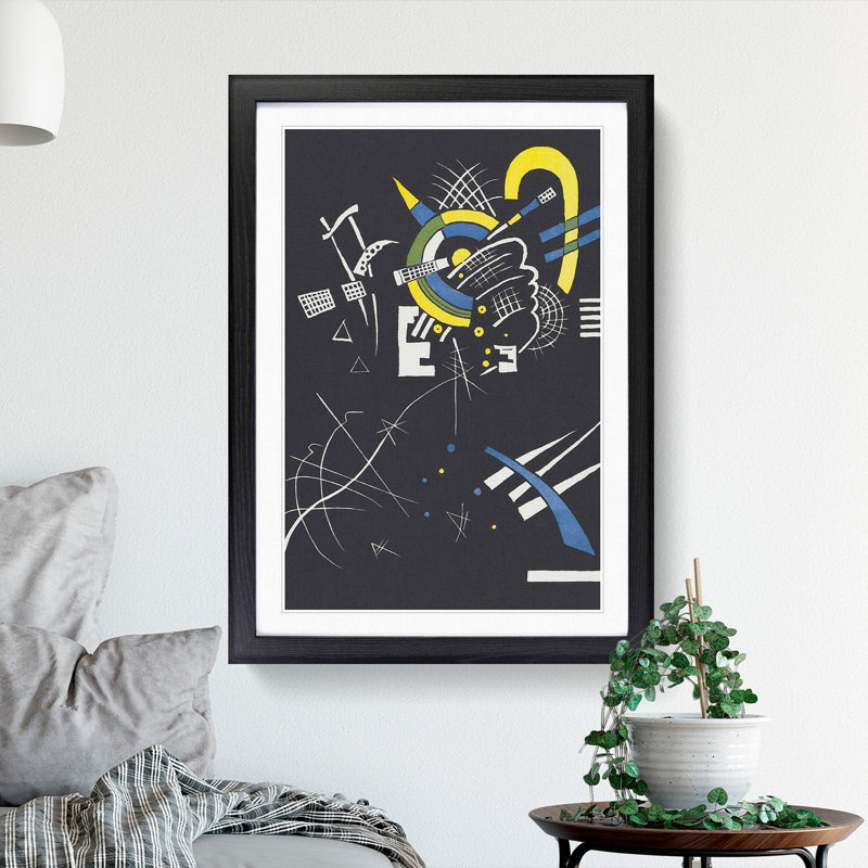Small Worlds VII by Wassily Kandinsky - Framed Print, 90cm H x 65cm W x 2cm D, Black Framed