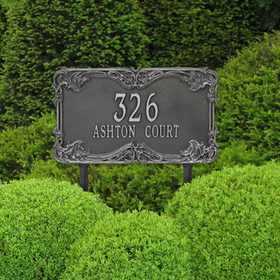 Plaque d'adresse sur 2 lignes Signature Series
