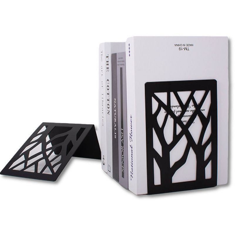  Serre-livres en métal Modern Tree Design