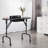 Folding Manicure Table with Lockable Wheels and Bag-1890880855