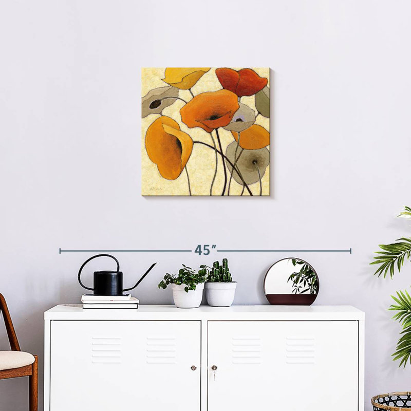 Harnek Pumpkin Poppies III, H 20 po x l 20 po