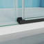 Porte de douche coulissante simple sans cadre avec verre transparent 5/16 po (8 mm) Opal Mirage MCOCOD l 48 po x H 76 po-106514200