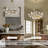 10-Light Dimmable LED Ceramic Chandelier