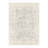 Vintage Elegant Floral Distressed Area Rug in Ivory/Grey-2048643268