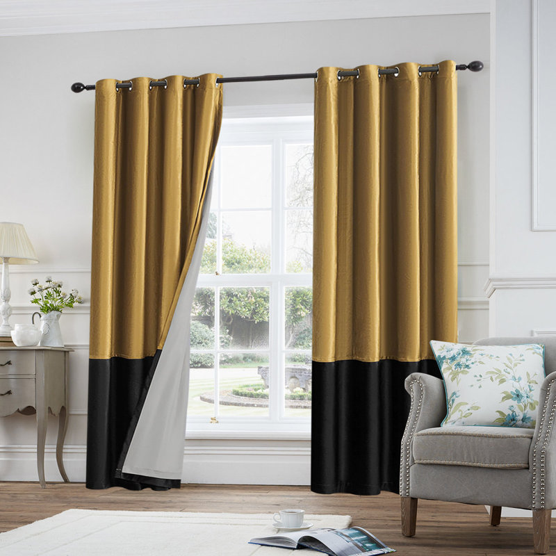 100% Full Blackout Velvet Curtains,2 Panels, 52" W x 72" L
