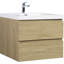 Meuble-lavabo flottant avec lavabo, conception murale pour une décoration de salle de bain moderne et peu encombrante.-886730795