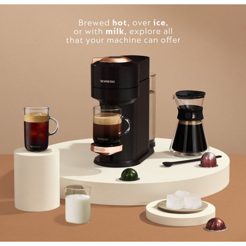 Nespresso Vertuo NEXT Coffee and Espresso Machine by De'Longhi, Black