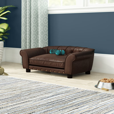 Faux Leather Pet Bed