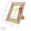 Nicola Spring - Rustic Red Hearts Photo Frames - 4 x 6"-111079612