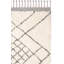 Tapis beige en laine tissé à plat à la main Powell Southwestern-1509026211