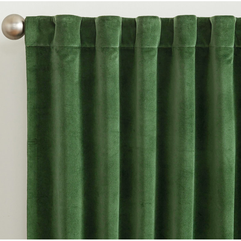 Ensemble de rideau obscurcissant 96 po, Vert