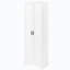 Garde-manger 71,2 po à 2 portes, armoire de coin, armoire blanche, armoire décorative haute, armoire de rangement blanche