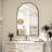 Rasto Aluminum Framed Arched Wall Mounted Bathroom Vanity Mirror-1879750149-1879750147