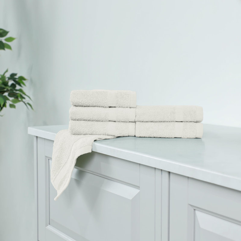 Martex The Everyday Ivory Washcloth Set, Ivory