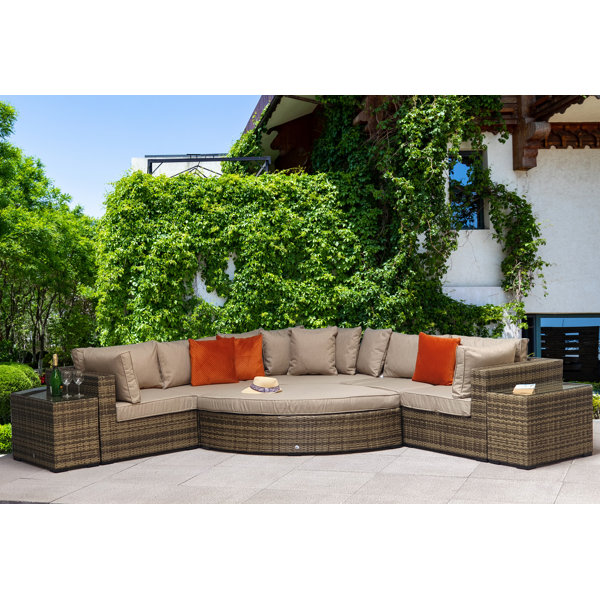 Corner Sofa Wayfair Rattan Furniture Sale Wayfair Outdoor Rattan