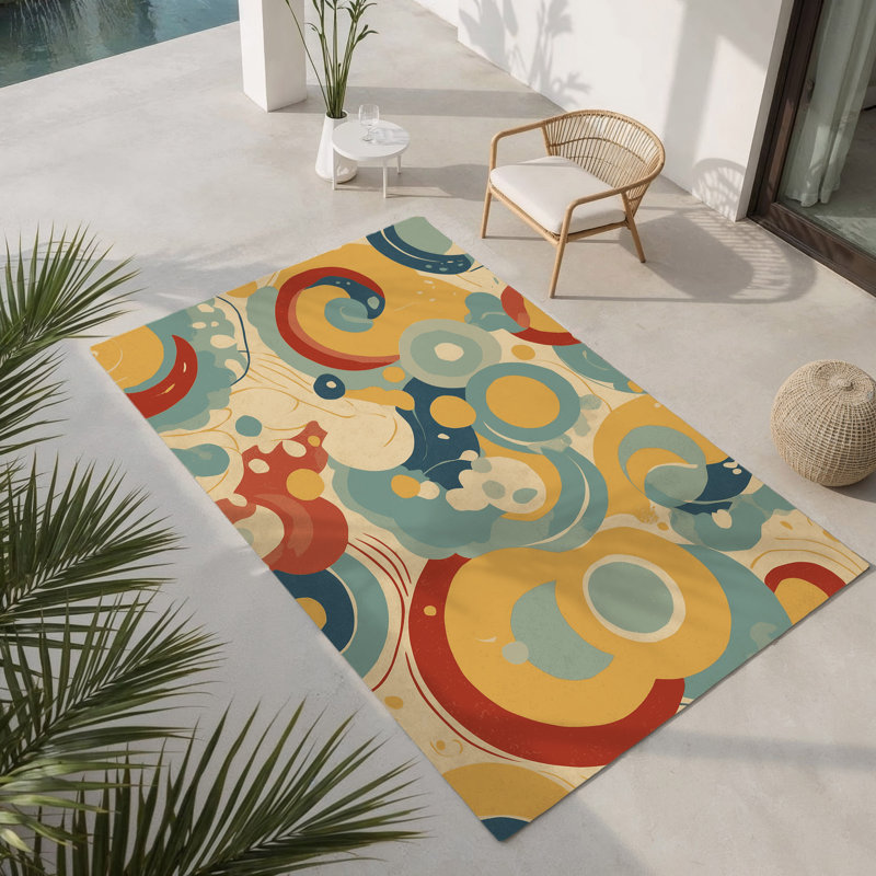 Tapis intérieur et extérieur Lived Sway, Rectangle 5 pi x 7 pi
