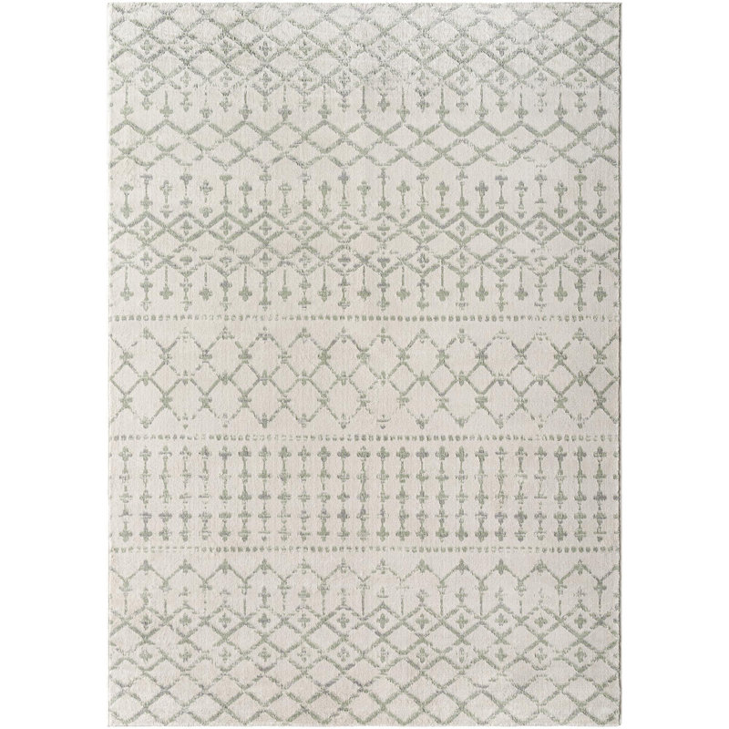 Rentschler Moroccan Indoor Rug, Rectangle 5'3" x 7'1"