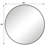 Versatile Metal Framed Circular Wall Mirror for Home Decor-343493760