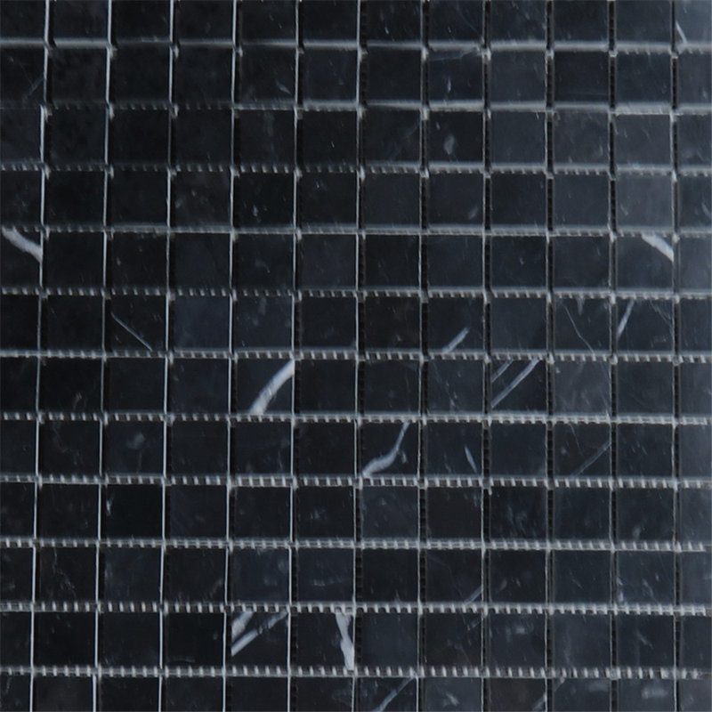 Carreau de mosaïque en marbre 1 po x 1 po pour mur et plancher