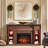 54.7" Electric Fireplace with Mantel, Fireplace TV Stand for 60 Inch TV with Storage-974513372