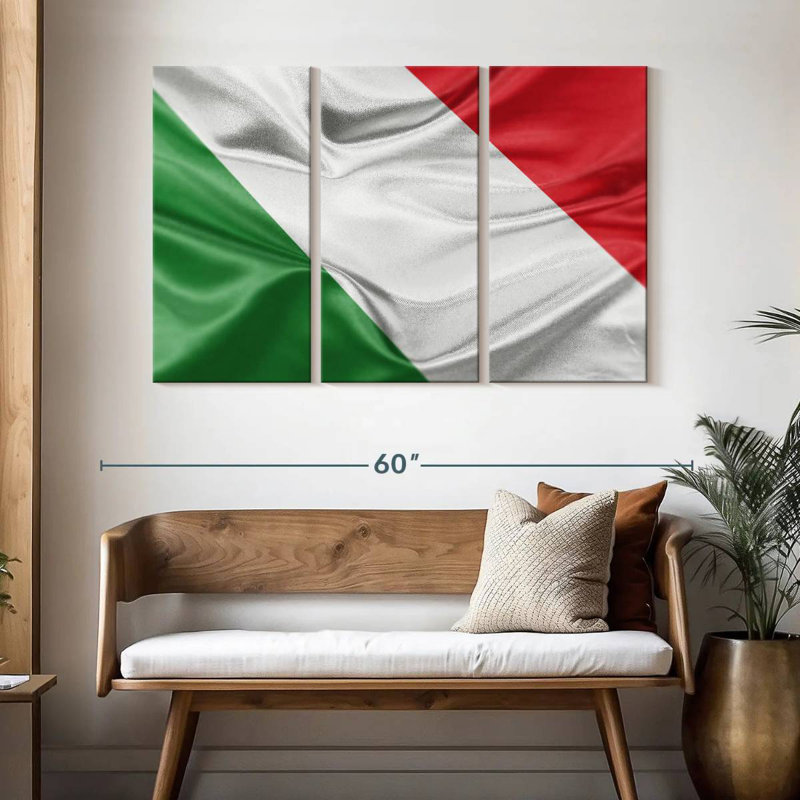 Drapeau italien Borges, H 32 po x l 50 po