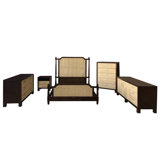 Luxury Elegant Cane (Queen) Bedroom Set