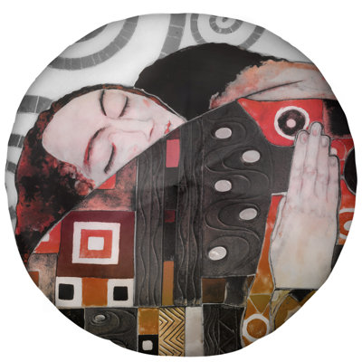 Coussin de plancher gustav klimt,