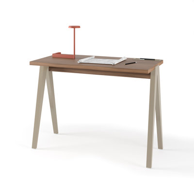 Gundrath Solid Wood Base Writing Desk