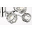 Lustre doré 12 lumières avec abat-jour en cristal Celton-88071737-122740731