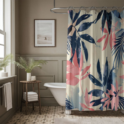 Exotic Designs - Rideau de douche standard 1 pièce