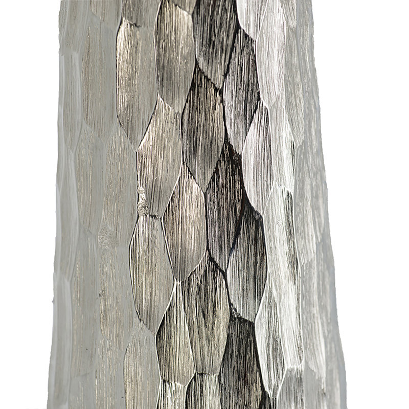 Metal Table Vase, 19.3" H x 6.3" W x 6.3" D