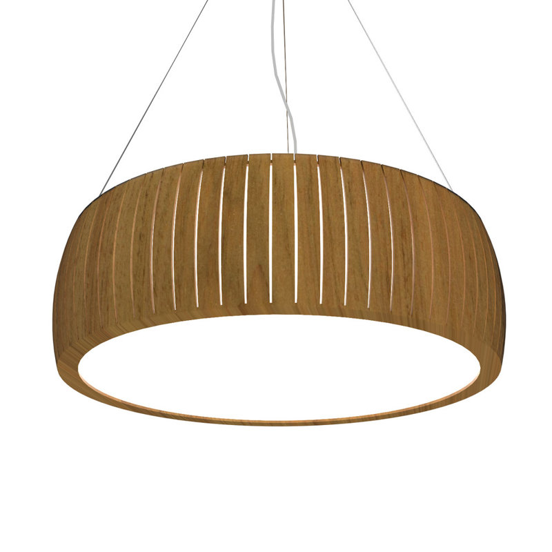 Barril Chandelier, 7.41" H x 19.5" W x 19.5" D, Imbuia, 3