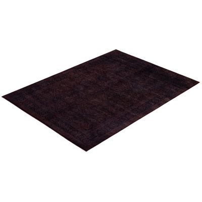 Haydon Hand Knotted Wool Contemporary Brown Area Rug 9' 0"" x 12' 1 -  The Twillery Co.Â®, BA511FCDBD1B479CB82E2FA0658660A3