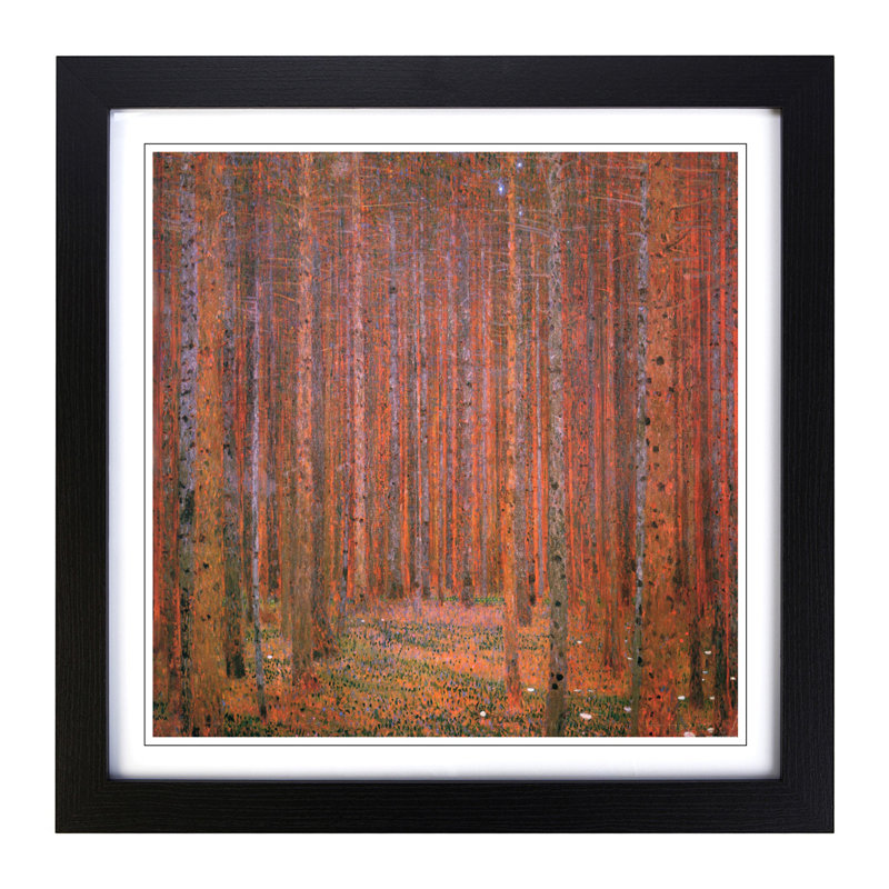 Gustav Klimt - Single Picture Frame Painting, Black