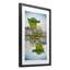 Impression encadrée sous verre Miami Beach Hut Reflection, design par Robin Vandenabeele-1667835188-1667835178