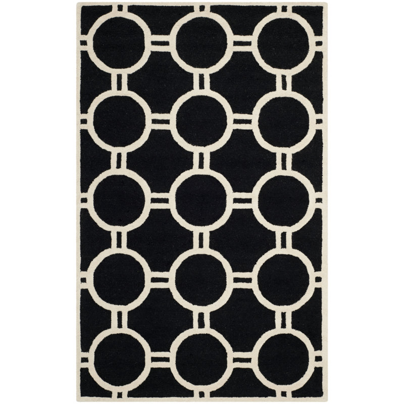 Cambridge Hand Tufted Wool Geometric Rug, Rectangle 9' x 12'