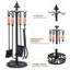 Pryer Iron Fireplace Tool Set