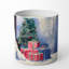 Bougie de Noël parfumée avec support en céramique