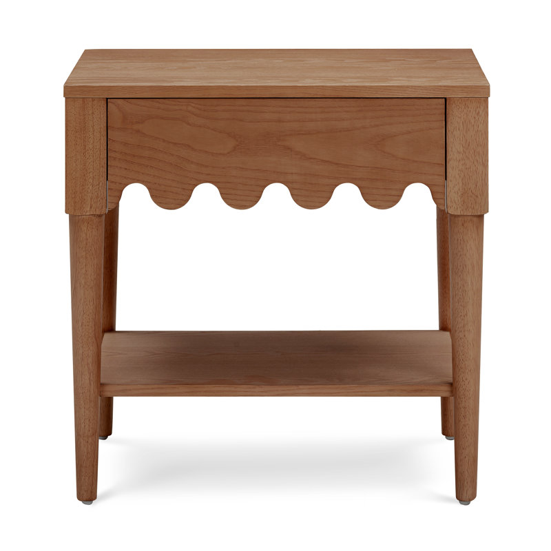Oodle Walnut Nightstand With Drawer