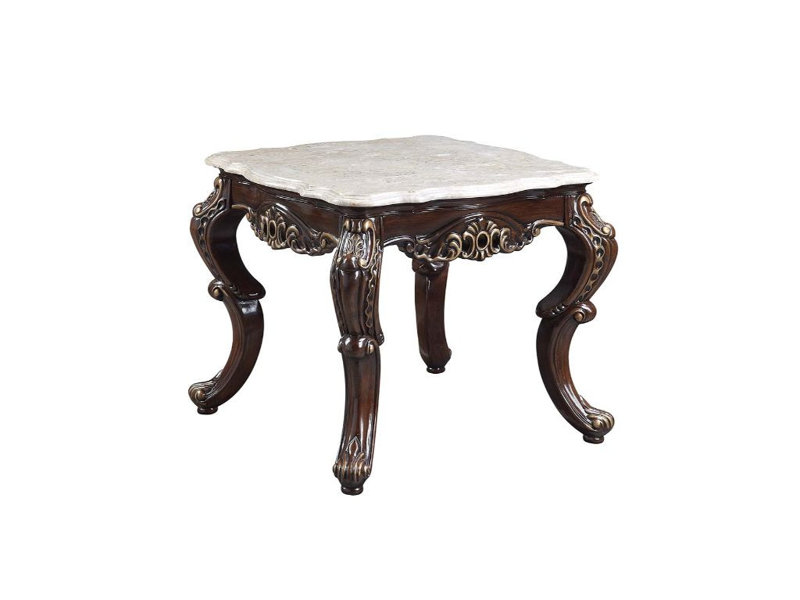 Marble Top End Table