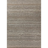 Patagonia Abstract Area Rug in Taupe/Gray/Silver